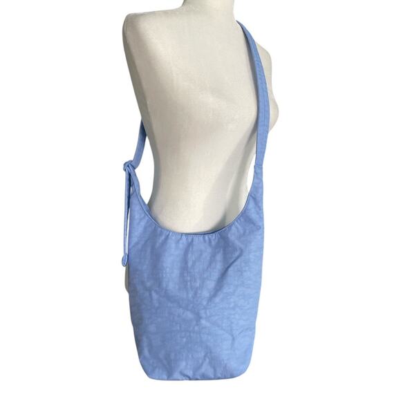 Baggu Women's Small Nylon Sling Crossbody Bag French Blue Purse Shoulder Bag NEW - Picture 2 of 9